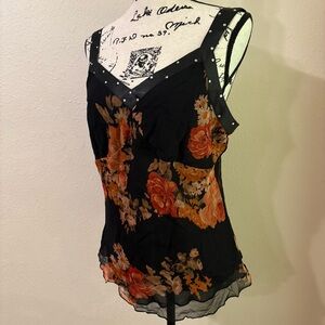 Silk Floral Tank Top Size Large
By Separates by New York City Design co.